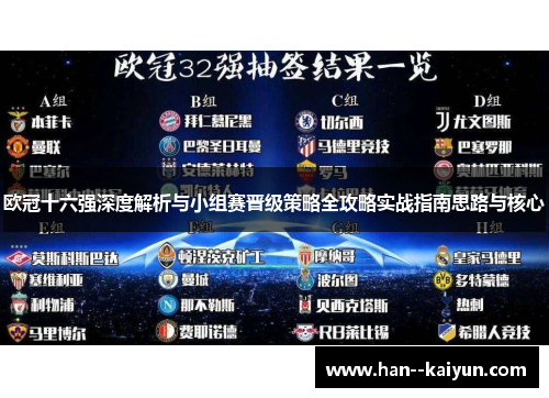欧冠十六强深度解析与小组赛晋级策略全攻略实战指南思路与核心